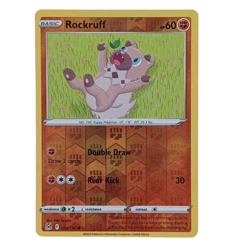 Rockruff 109 196 common - -,