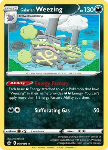Galarian weezing 096 198 - -, 096/198